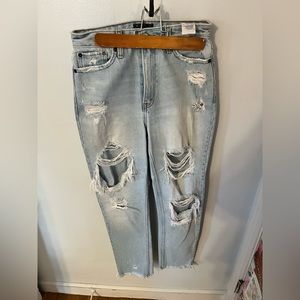 Distressed Abercrombie Jeans